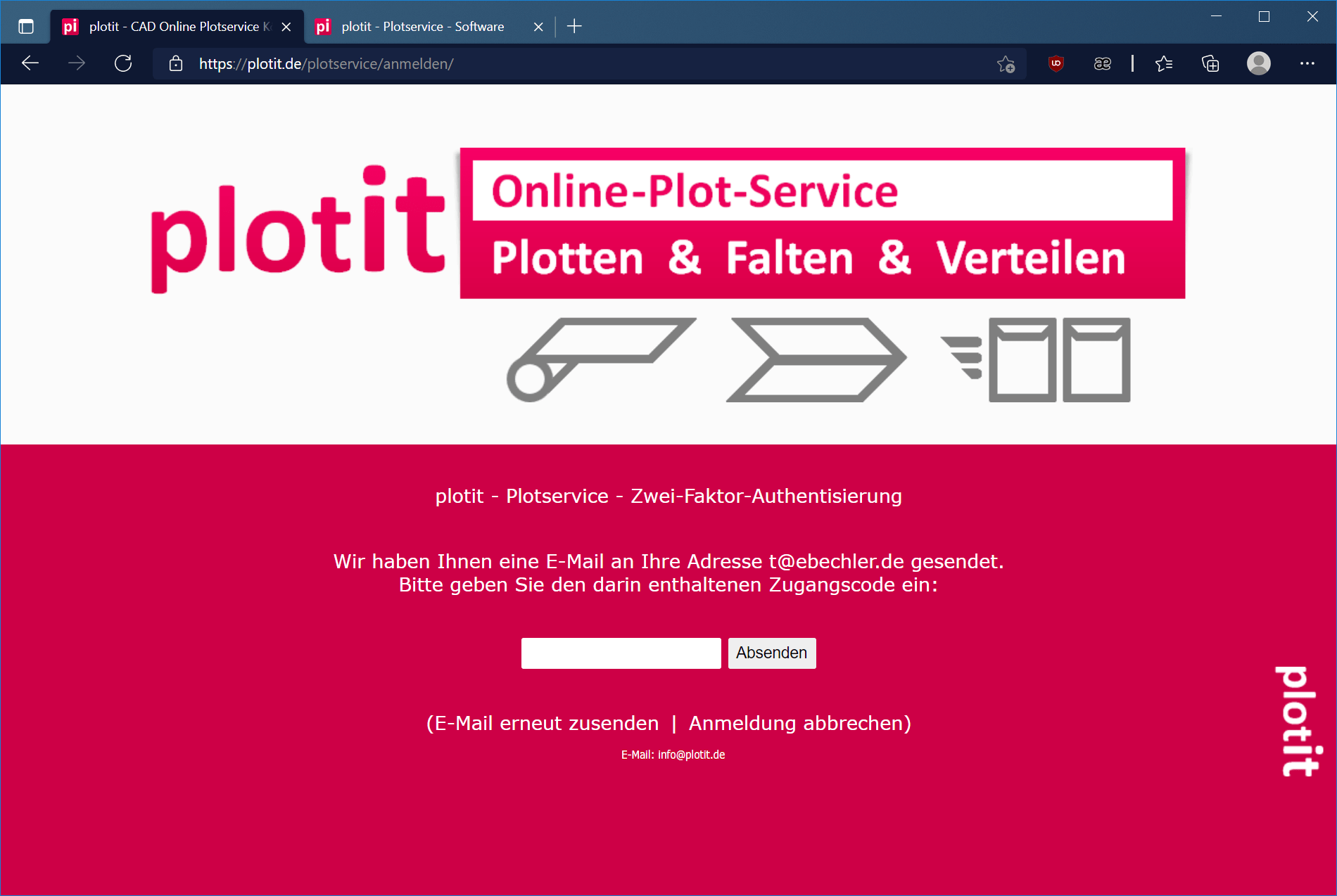Zwei-Faktor-Authentisierung